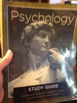 PSYCH 1 textbook and review book!-$80 2