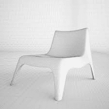 2x IKEA Vago Lounge Chairs (white) indoor/outdoor (only 40 USD.-) 1