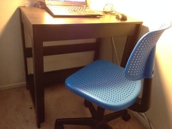 Moving sale: Almost new IKEA Kid' s learning table and chair 2
