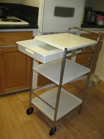 Kitchen cart with 3 layer/1 draw, $20 1