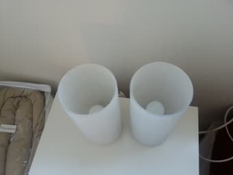 2 IKEA table lamps for $12 2