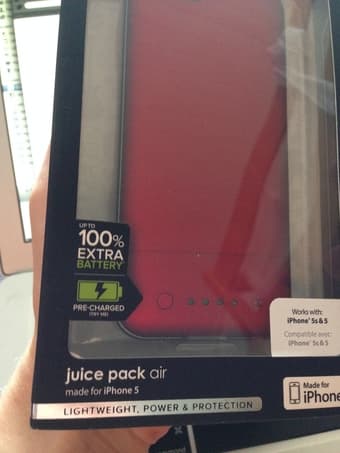 Mophie iPhone 5/5s Battery Case New $90 (project red) 1