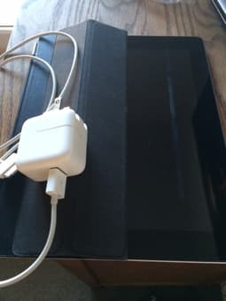 iPad 2, 16GB Wifi with a dark smart cover, $250 1