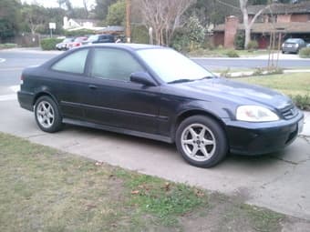 1999 Honda Civic EX coupe, $4000 1
