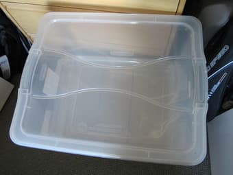 Two very large storage boxes for sale 3