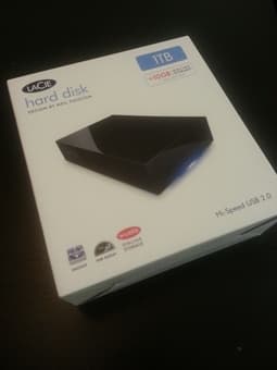 Lacie 1TB external hard drive 1