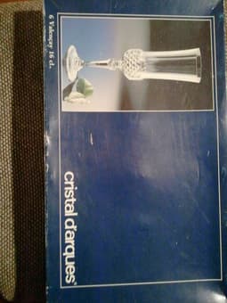 Cristal d'Arques champagne flutes 1