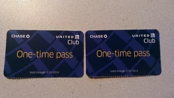 United Club One-time Pass X2 1