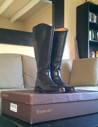Ariat 'Kingsbury' Boot, Women's Size 7.5, Black, Leather -- $219 3