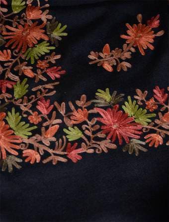 Brand New Hand-Embroidered Pashmina Shawls 2