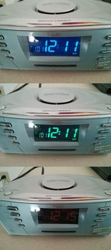 Alarm Clock + MP3 Speaker, $10 3