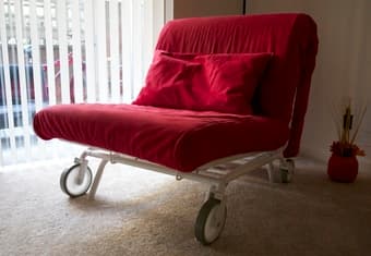 IKEA LOVAS: Red Love Seat ($80 only) 1