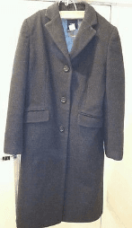 J.Crew wool coat, gray, size 4 Petite-$40 1