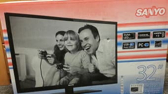 BRAND NEW, UNOPENED 32" HDTV, RETAIL PRICE $250, SELLING FOR $200 1
