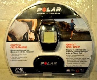 Polar FT40 Men's Heart Rate Monitor Watch - $100 1