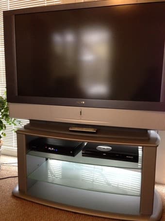 50" Rear Projection TV & stand 1