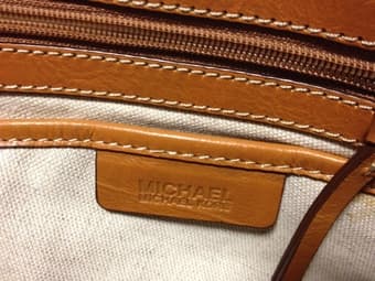 MICHAEL KORS VINTAGE Brown Leather Shoulder Bag 1