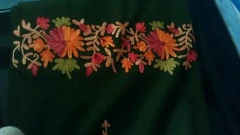 New Beautiful Hand Embroidered Pashmina Scarf $60 2