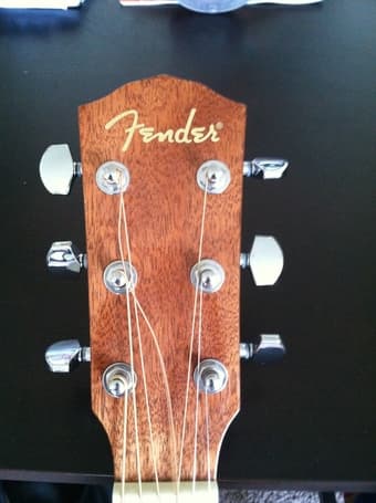 Fender DG-8S acoustic guitar + (a ton of) accessories for $180 1