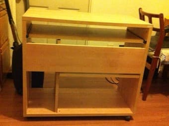 Small computer table $25 3