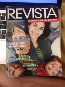 Revista, Conversaction sin barreras 3rd edition, SPANLANG 15 1