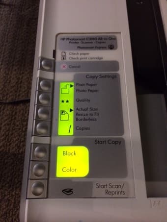 HP Photosmart C3180 All-in-One Printer, Scanner, and Copier -- $80 3