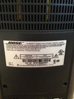 Bose CineMate - $250 2
