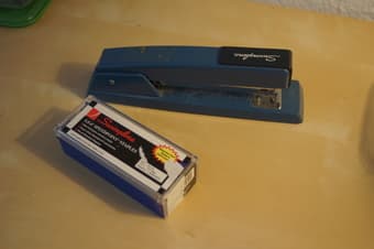 stapler and staples $7 1