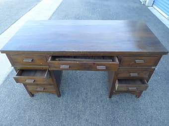 Vintage Wooden Desk 1