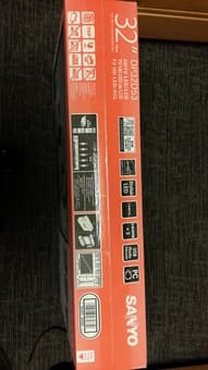 BRAND NEW, UNOPENED 32" HDTV, RETAIL PRICE $250, SELLING FOR $180 2
