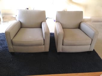 Pair of Room and Board Living Room Chairs 1