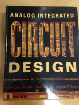 EE214B Text - Analog Integrated Circuit Design, Carusone 2nd Ed 1