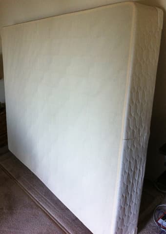 Queen size bed frame for $50 or best offer.. 1