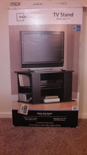 Black TV Stand $45 1