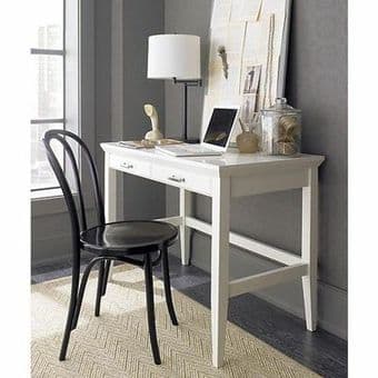 Crate & Barrel Paterson White Desk $120 / IKEA bookcase(2x4) $60 1