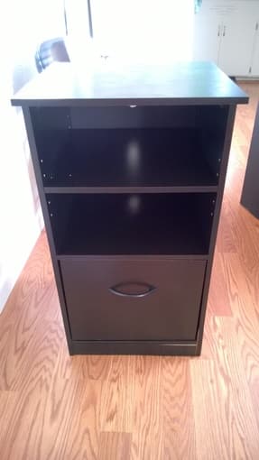Mainstays 3-Piece Office Set, Black, asking 40$ original $74 2