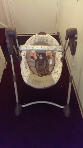 Graco Baby Swing--Meadow Menagerie 1