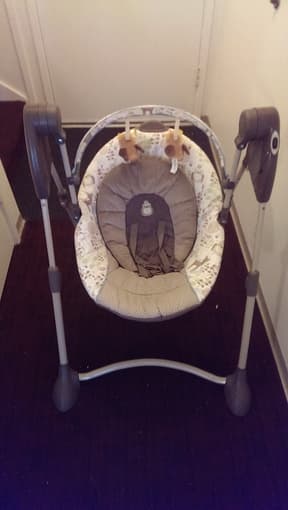 Graco Baby Swing--Meadow Menagerie 2