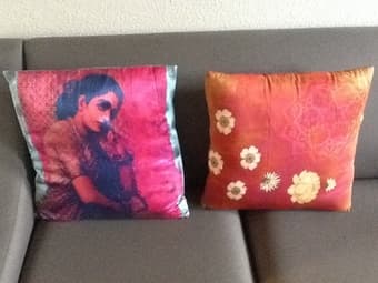TWO SOFA PILLOWS FOR $15 or best offer 1