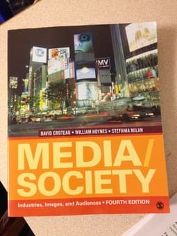 $25 Media/Society: Industries, Images and Audiences [Paperback] 2