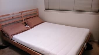 Selling Ikea Bed & Mattress (Queen size) 1