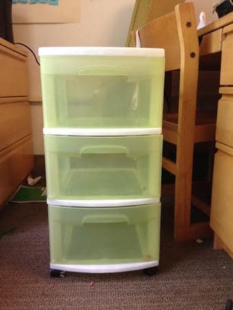 Rolling Drawers Organizer/Plastic Drawers on Wheels 1