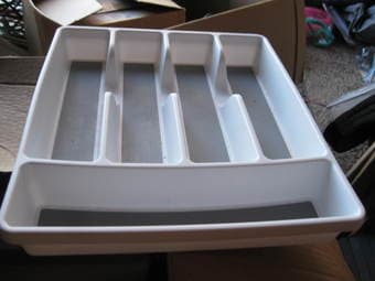 Almost new silverware organizer for $5 1