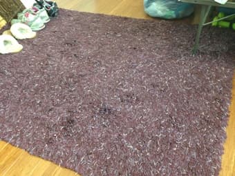 Purple rug $10! 1
