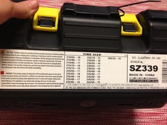 Snow chains-- never used or opened. $25, worth $60 2