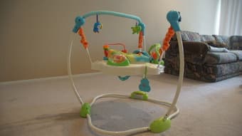 Like-new Fisher-Price Precious Planet Blue Sky Jumperoo for 25$. 1