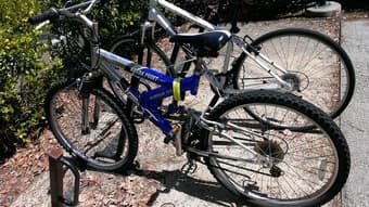 Mountain Bike for sale - comes with lock and helmet - $20 1