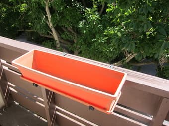 Balcony Railing Planter Box & Trough - $8 1