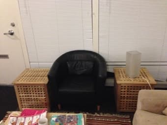 BLACK ARMCHAIR 2
