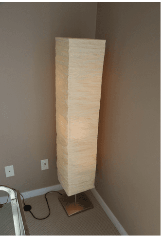 Selling Ikea Paper shade Floor Lamp, Natural, steel 1